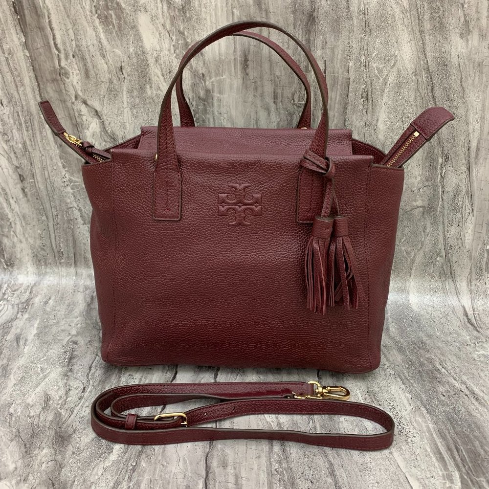 Tory Burch Thea Slouchy Satchel Women's Crossbody Bag - Picture 1 of 14